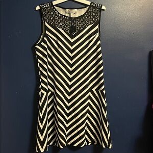 NWT Russel Kemp Black and White Dress